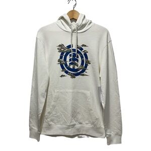 Element Nimbos Icon Hoodie Optic White NWT Men’s Size Medium